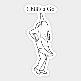 Chili Pepper on the Move Sticker